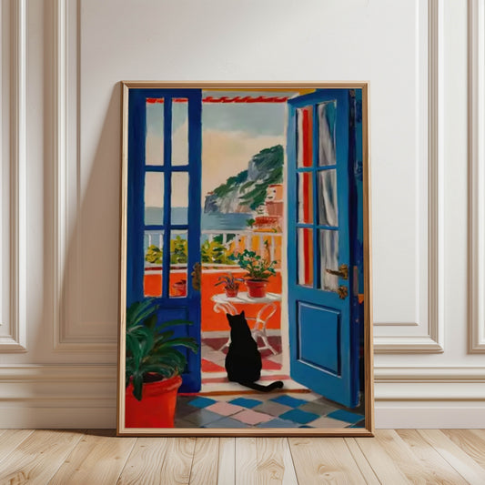 Cat Coastal View
