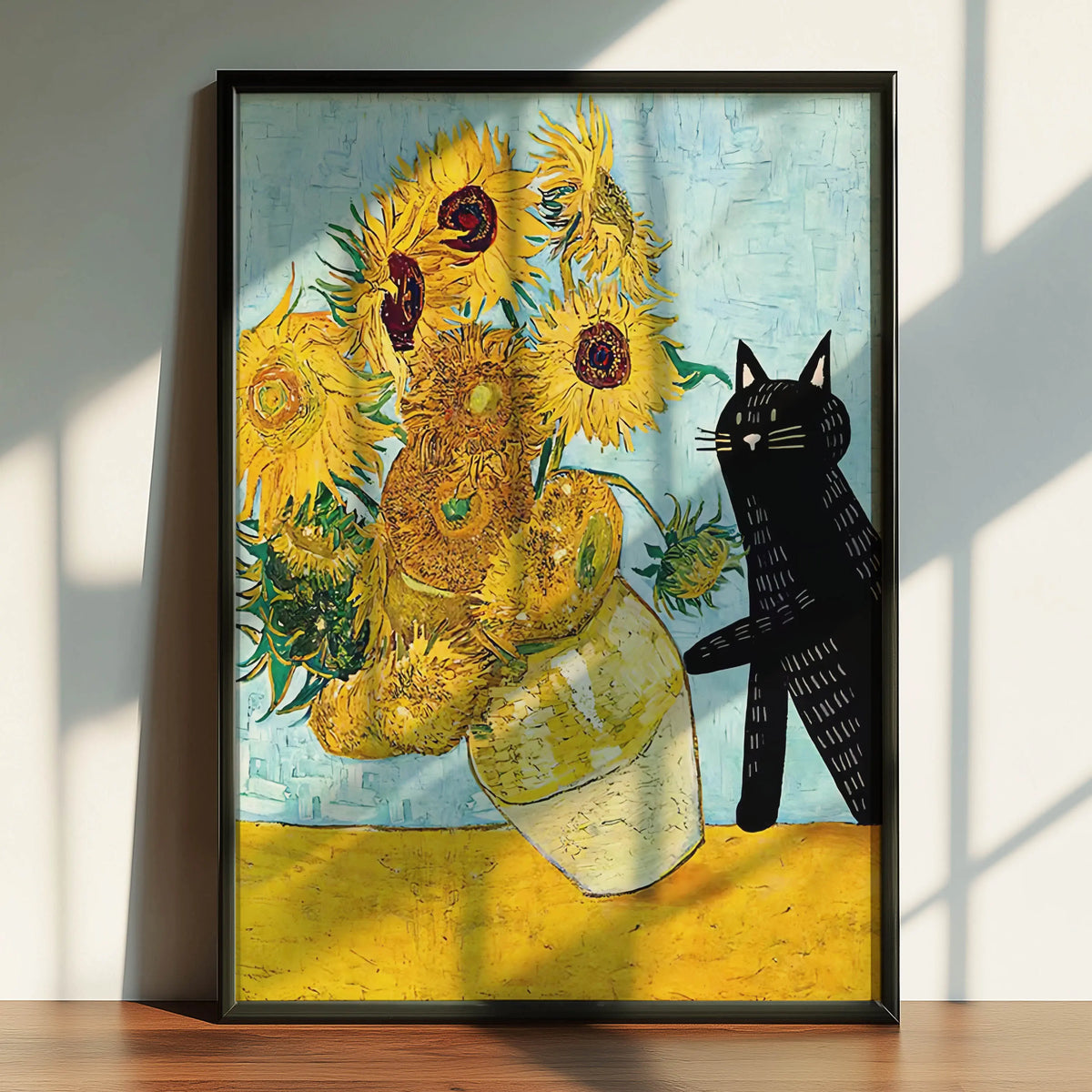 Funky Black Cat