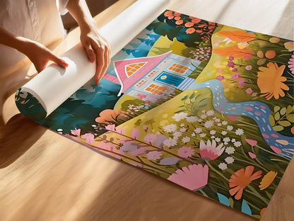 Colorful Landscape Poster