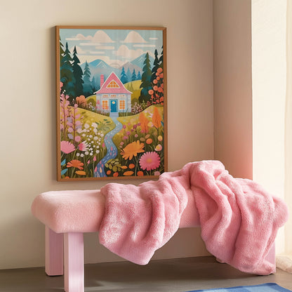Pink Cottage Path