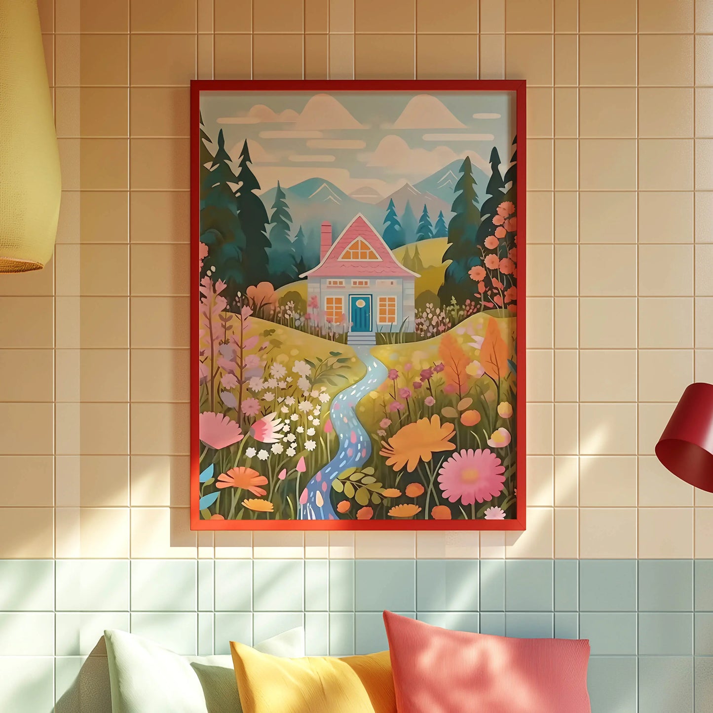 Colorful Landscape Poster