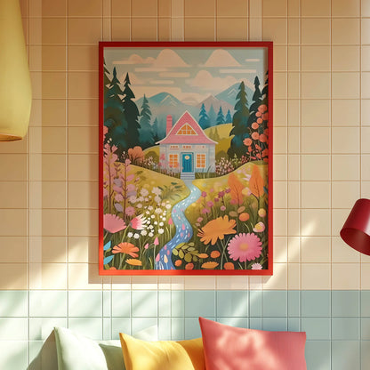 Colorful Landscape Poster
