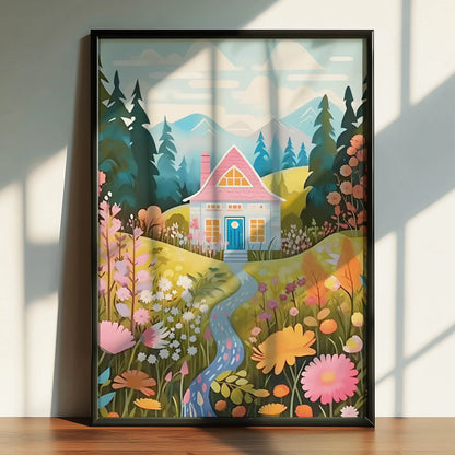 Colorful Landscape Poster