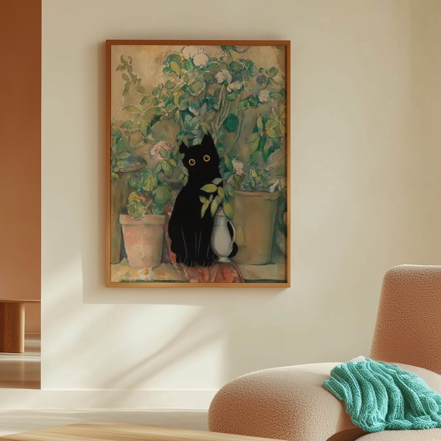 Cat Among Pots