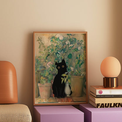 Cat Among Pots