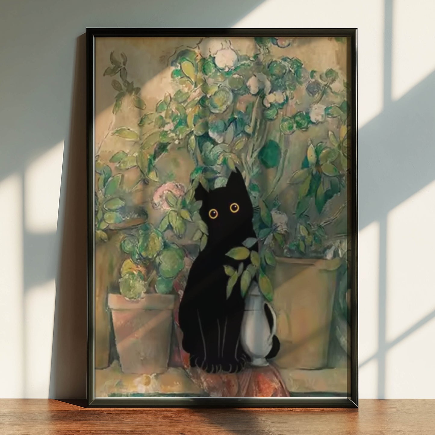 Cat Among Pots