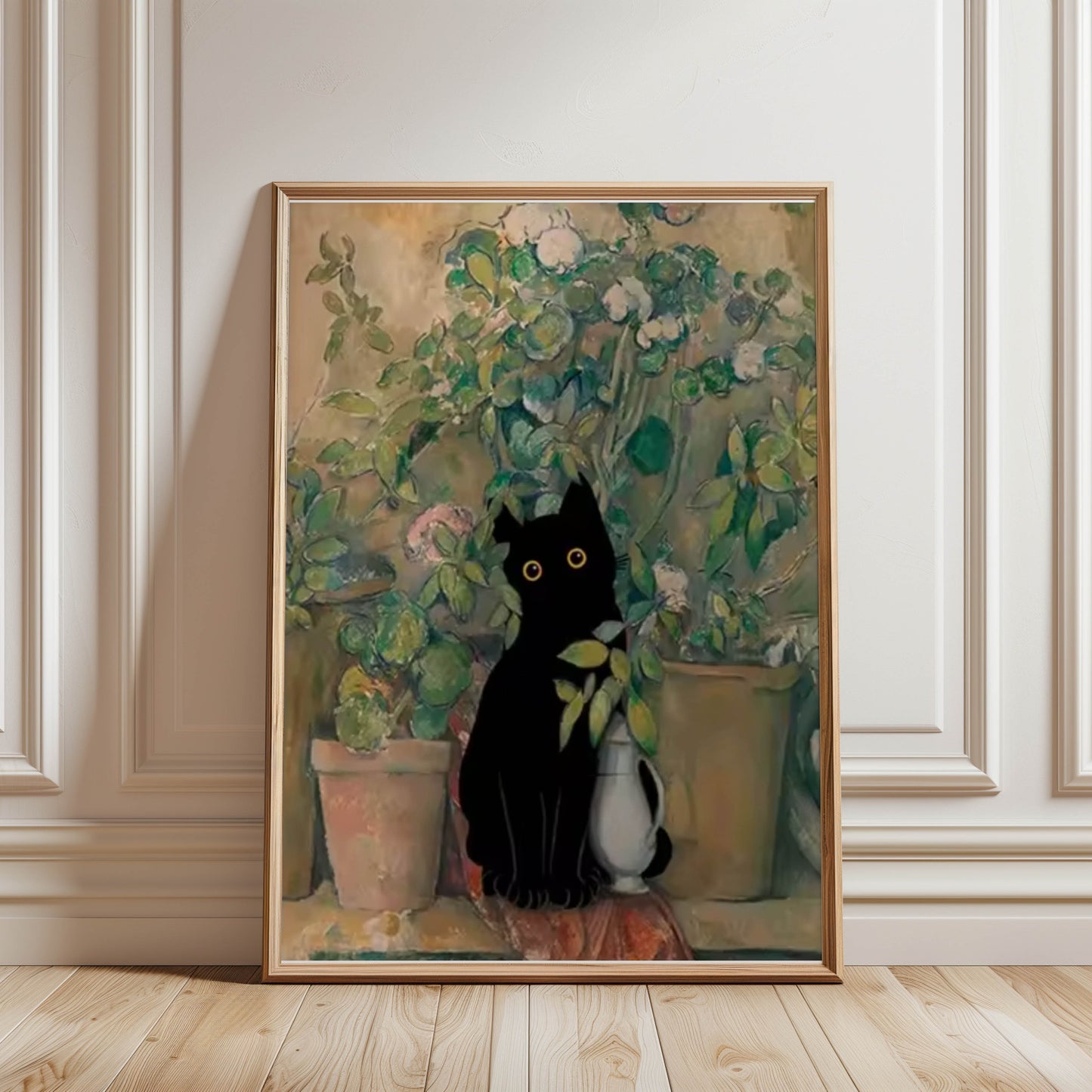 Cat Among Pots
