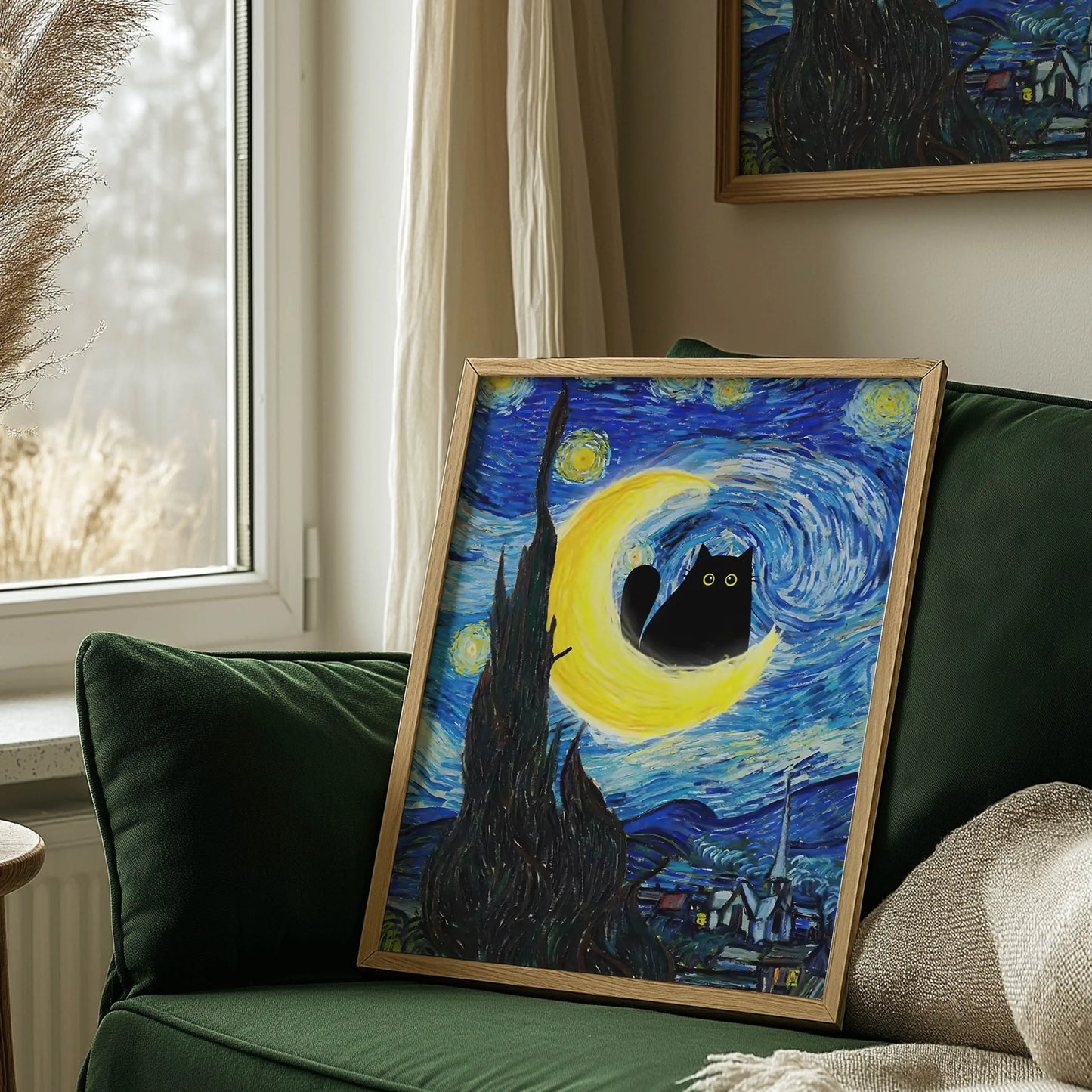 Funky Black Cat