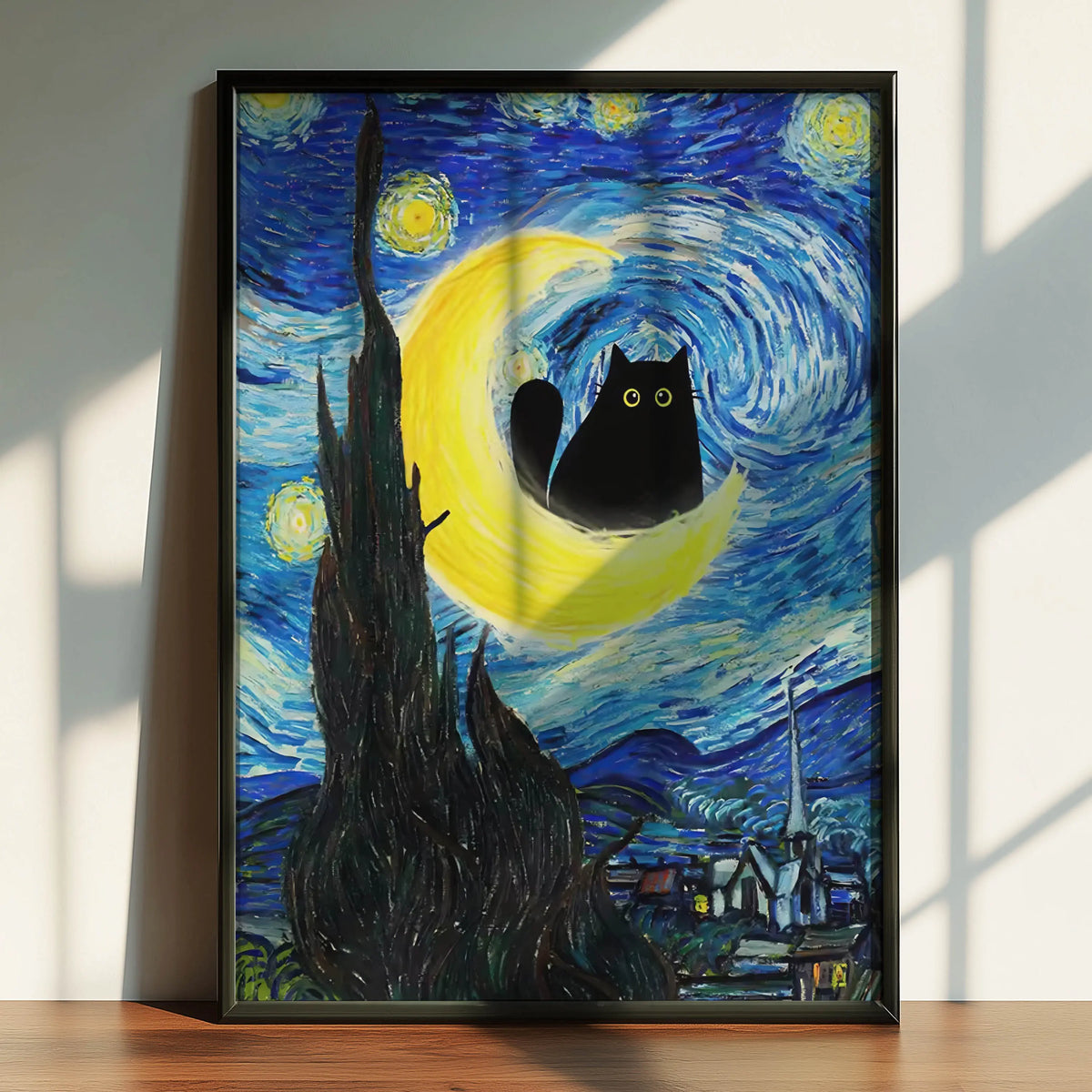 Funky Black Cat