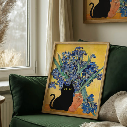 Funky Black Cat