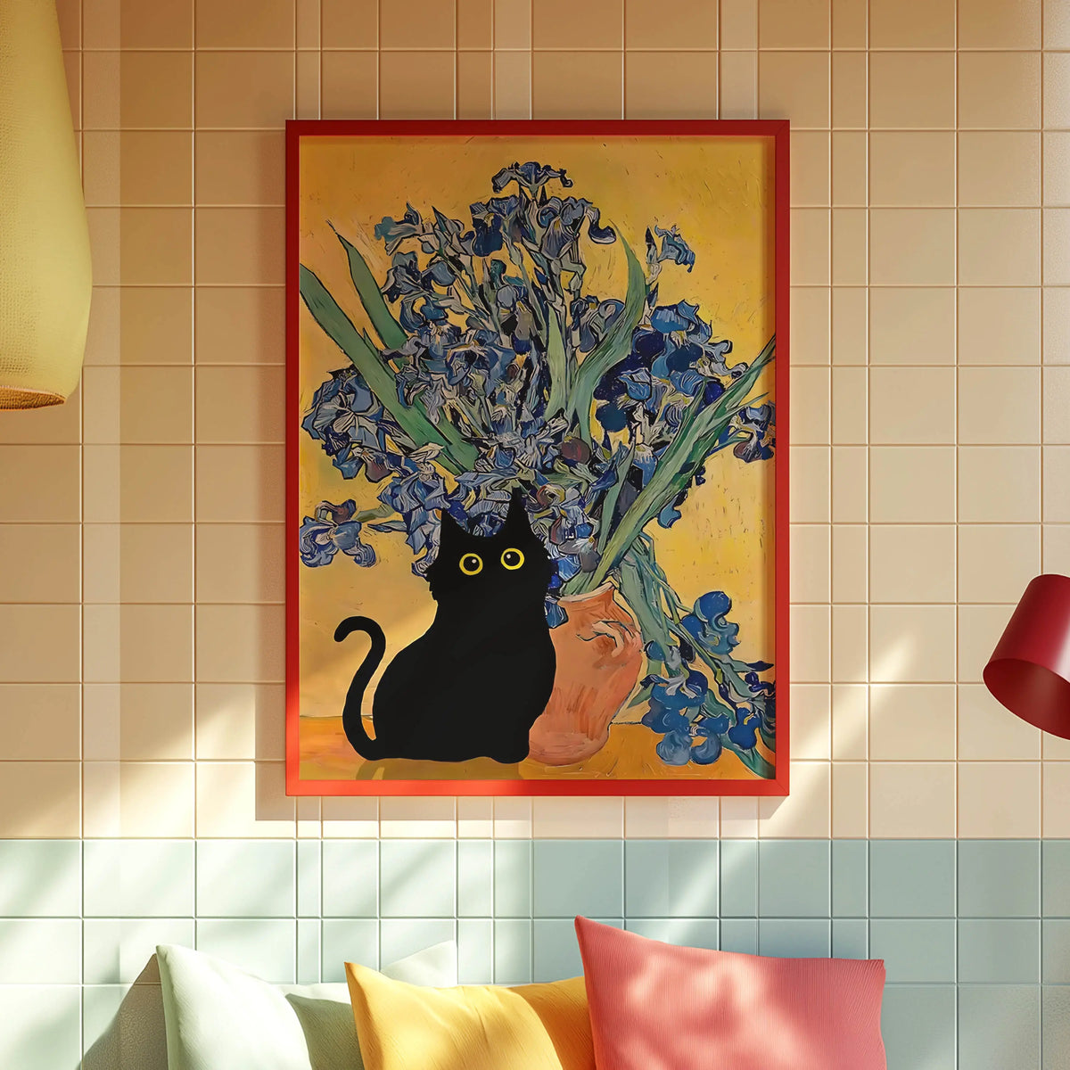 Funky Black Cat