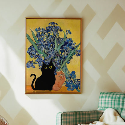 Funky Black Cat