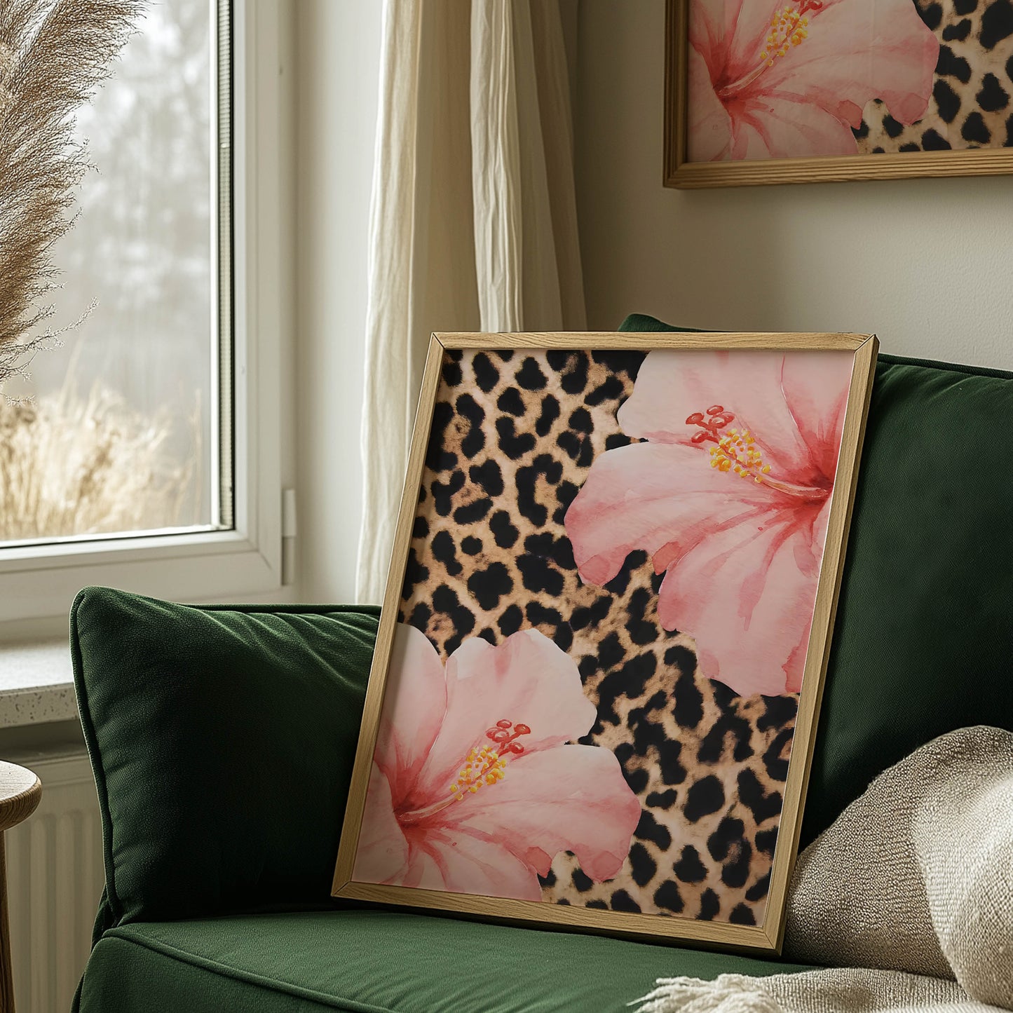 Hibiscus Leopard Print