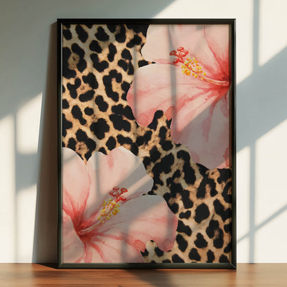 Hibiscus Leopard Print