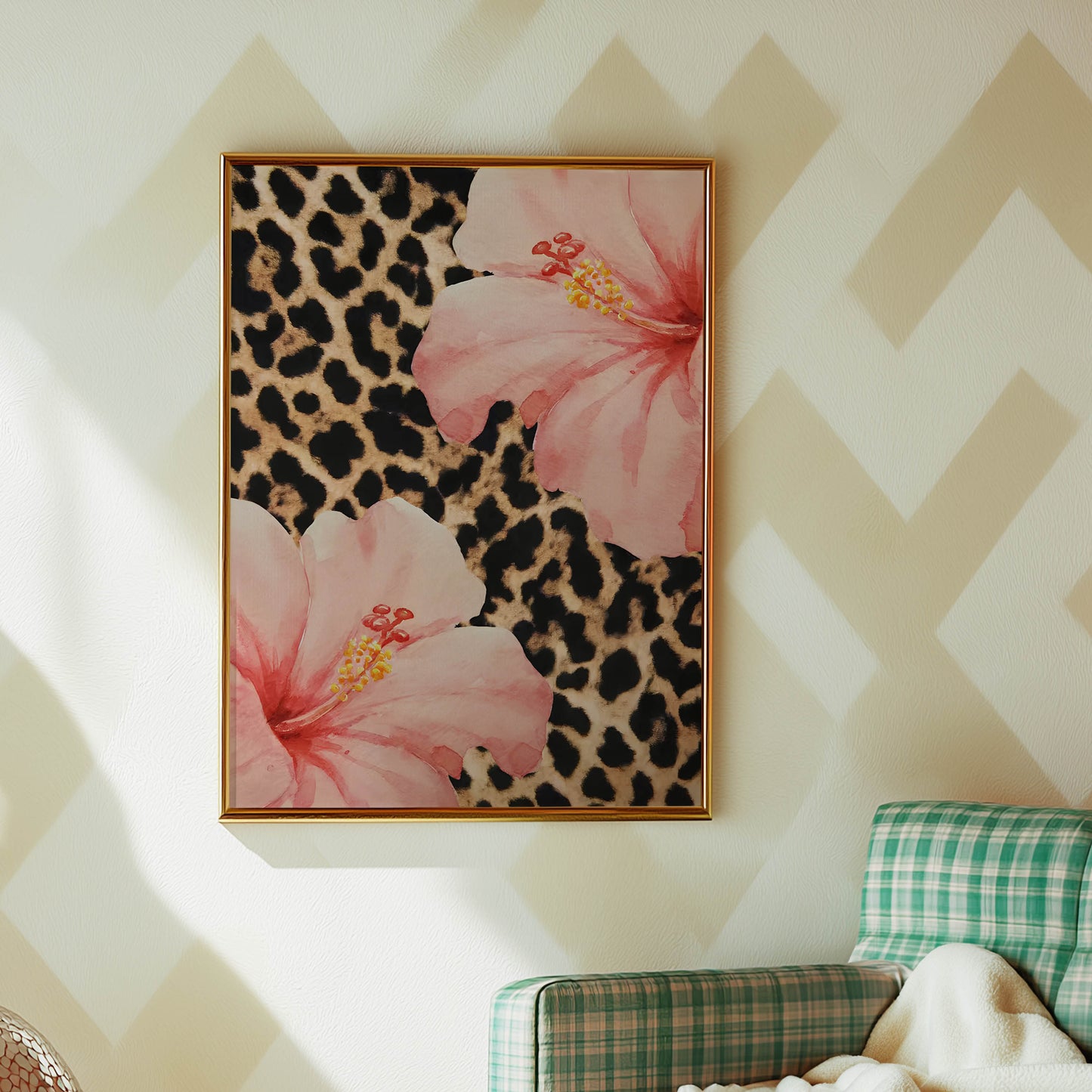 Hibiscus Leopard Print