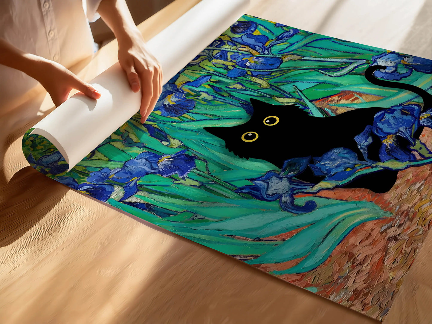 Funky Black Cat
