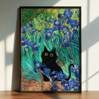 Funky Black Cat