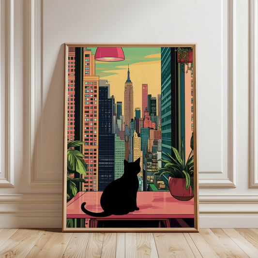 Cat New York Day