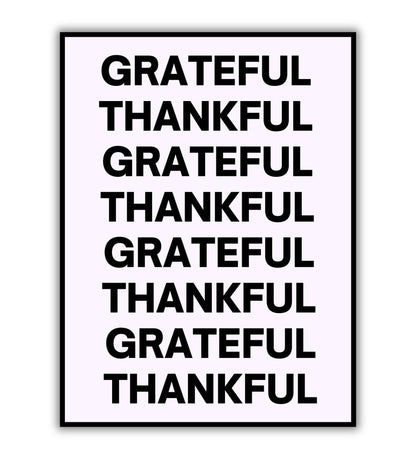 Grateful Thankful