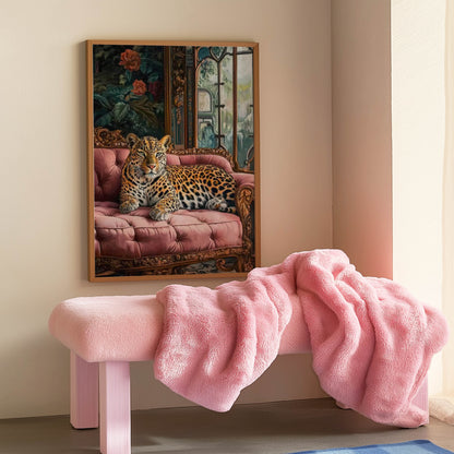 Leopard Pink Sofa