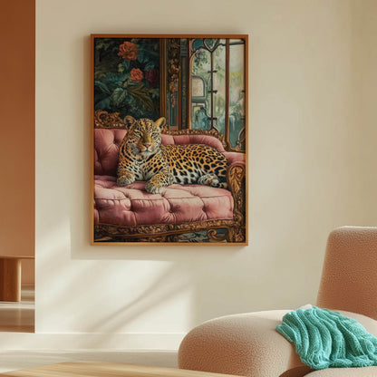 Leopard Pink Sofa