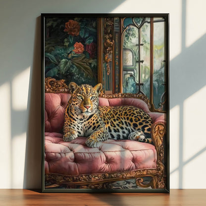 Leopard Pink Sofa