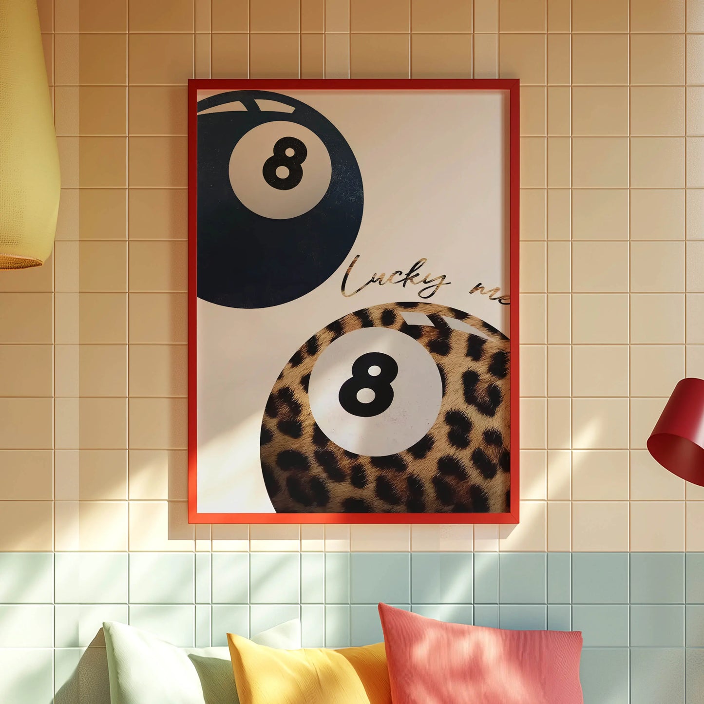 Leopard Lucky 8 Ball