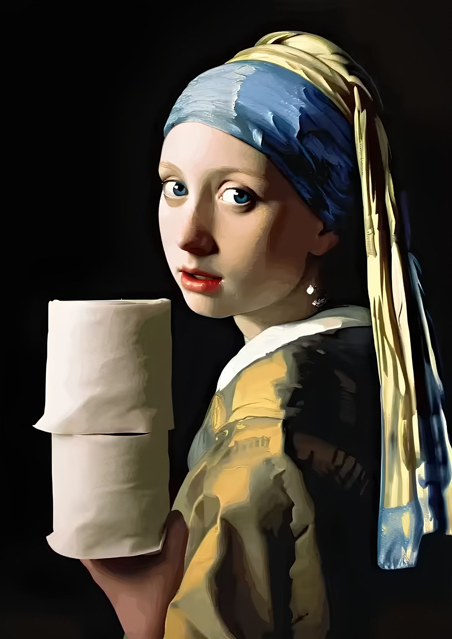 Pearl Earring Toilet