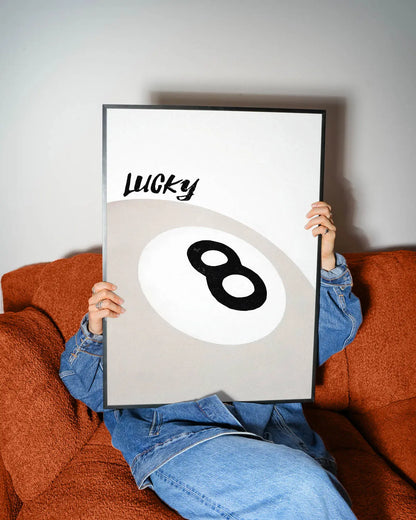 Leopard Lucky 8 Ball