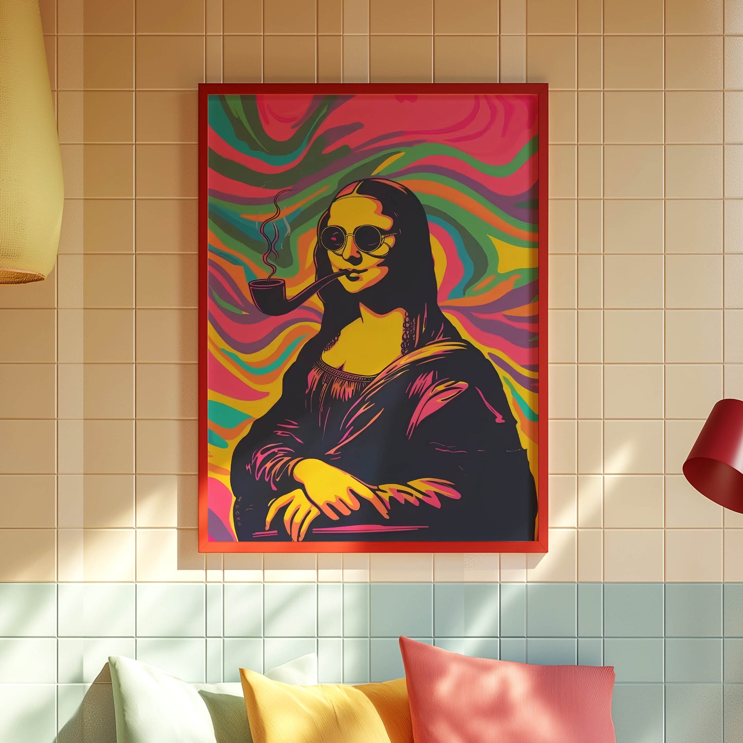 Mona Lisa Psychedelic Pipe