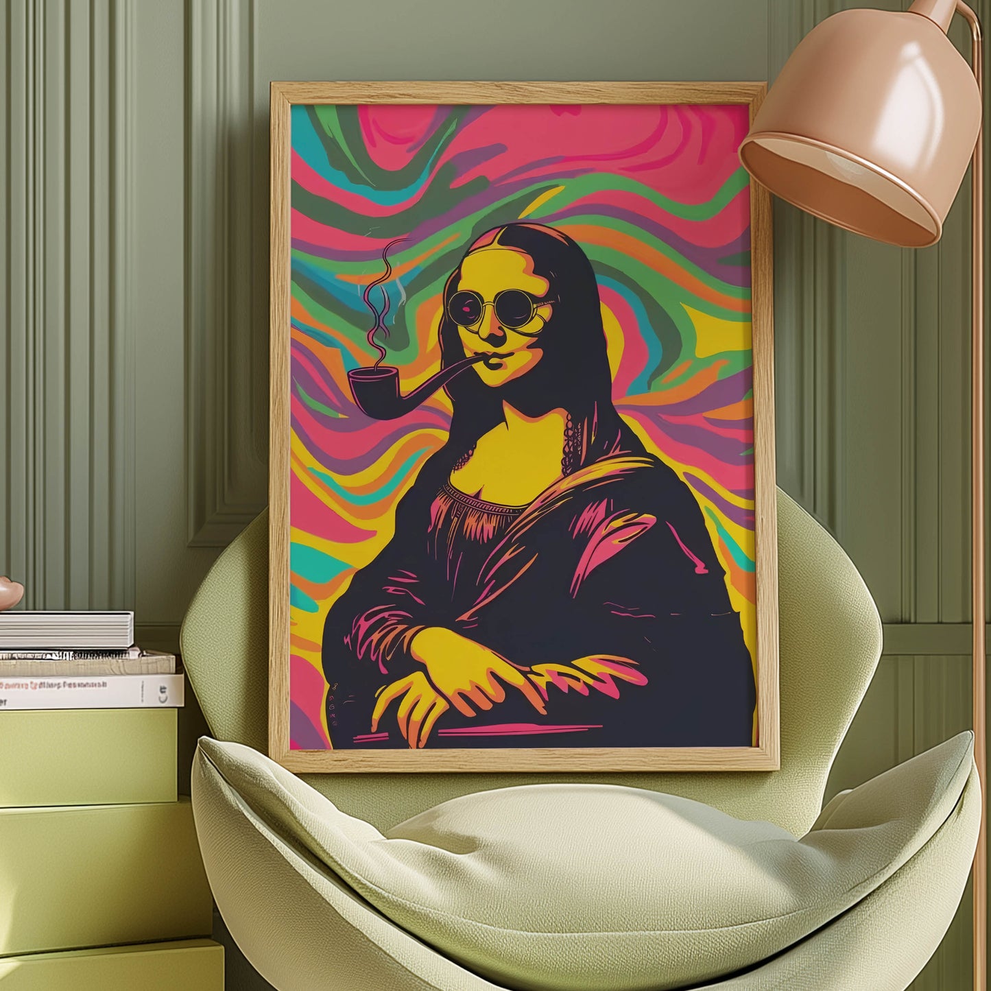 Mona Lisa Psychedelic Pipe