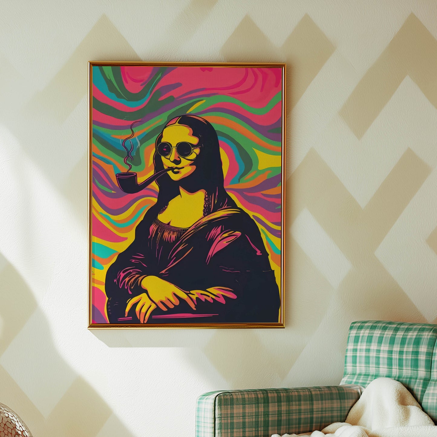 Mona Lisa Psychedelic Pipe