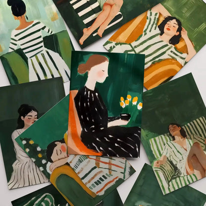 Emerald Abstract Female