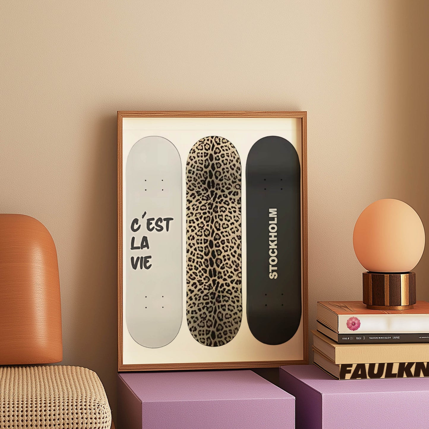 Three Skateboards