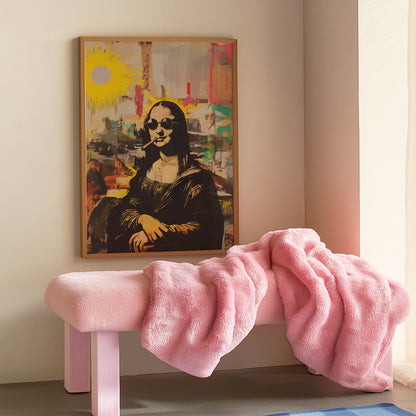 Mona Lisa Street Art Sunglasses