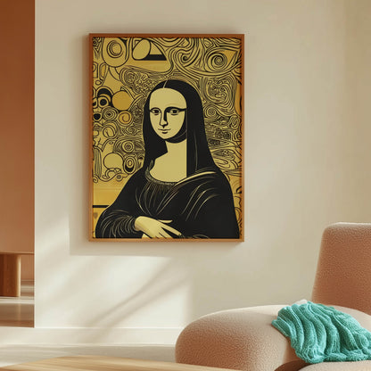 Mona Lisa Klimt Gold