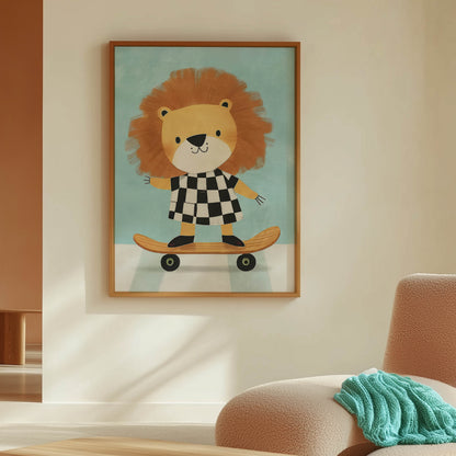 Lion Skateboarder