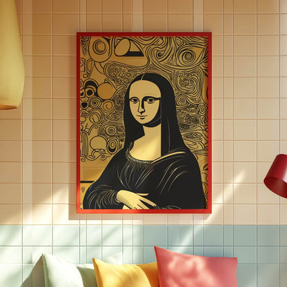 Mona Lisa Klimt Gold