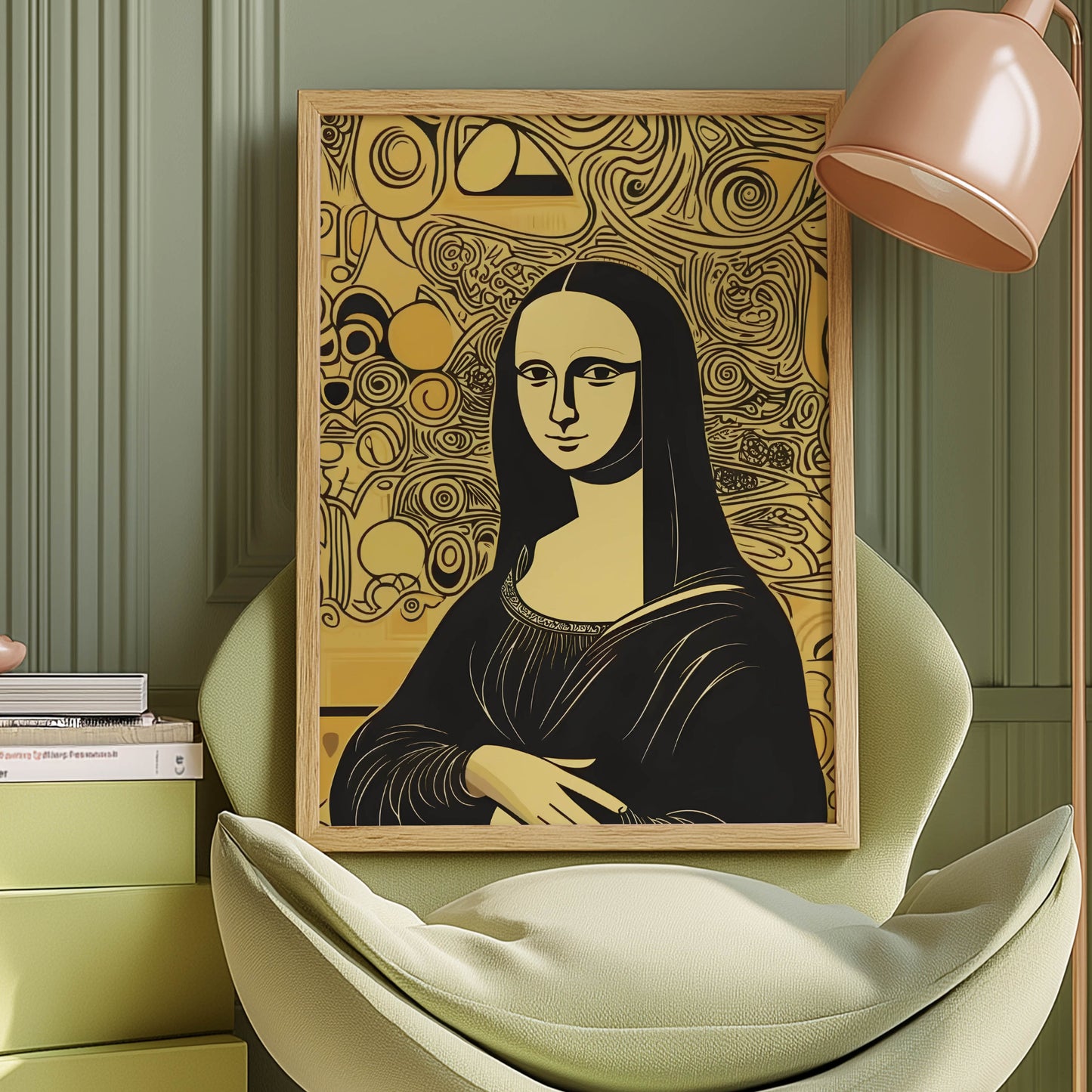 Mona Lisa Klimt Gold