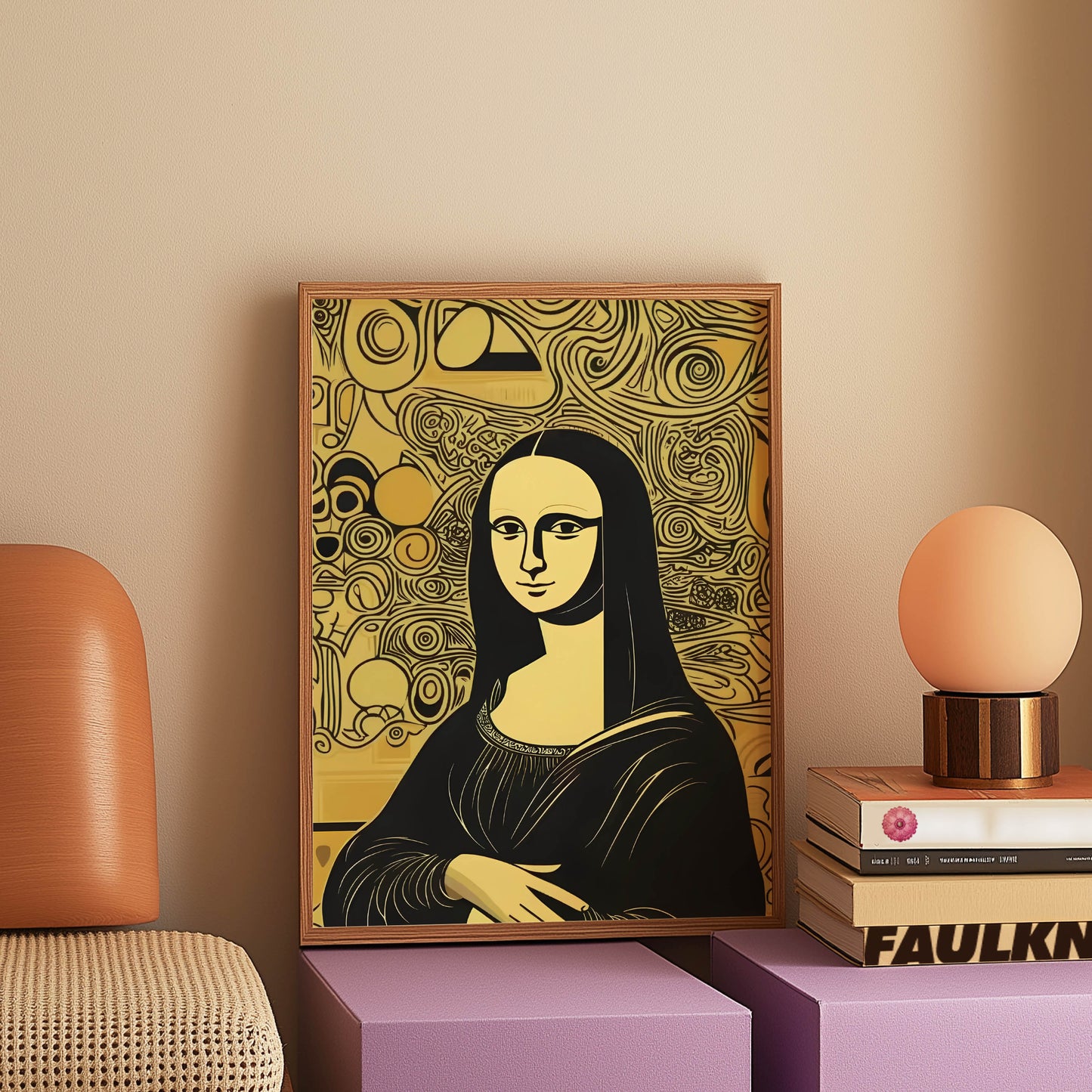 Mona Lisa Klimt Gold