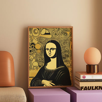 Mona Lisa Klimt Gold