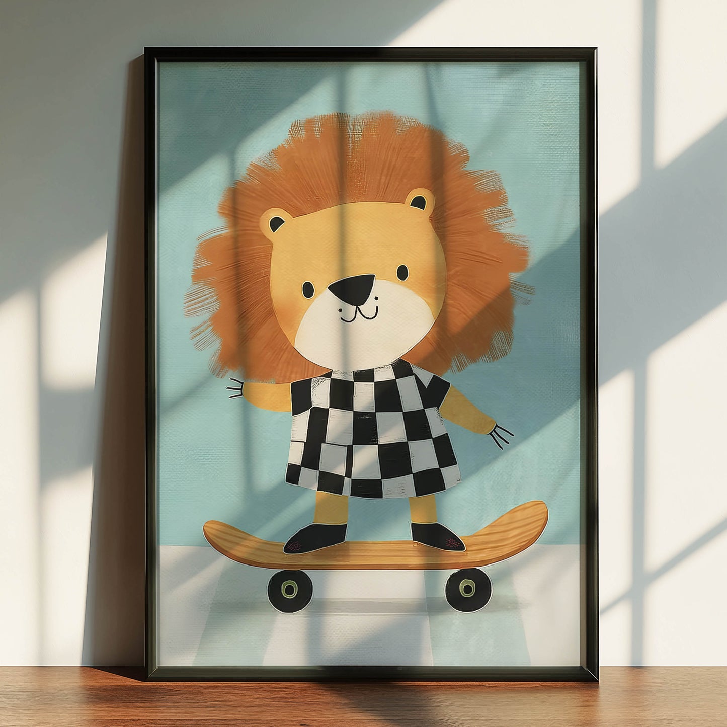 Lion Skateboarder