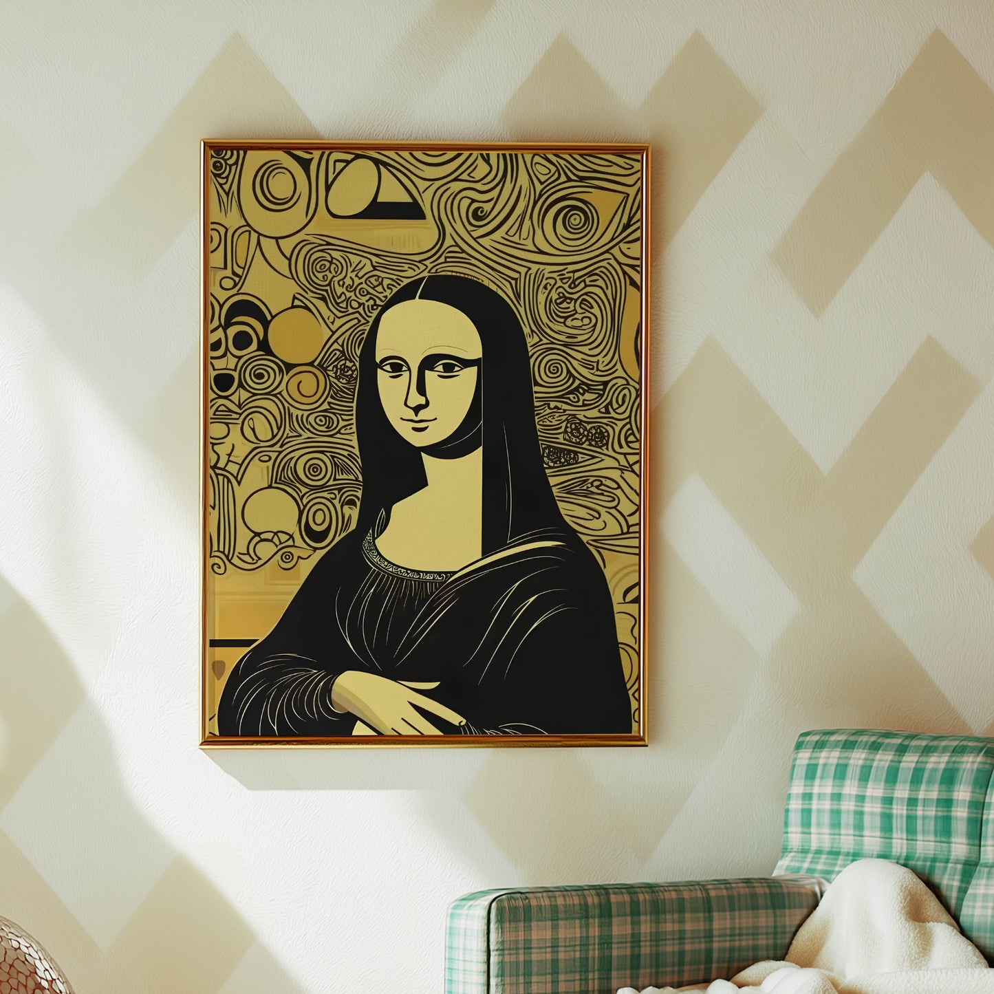 Mona Lisa Klimt Gold