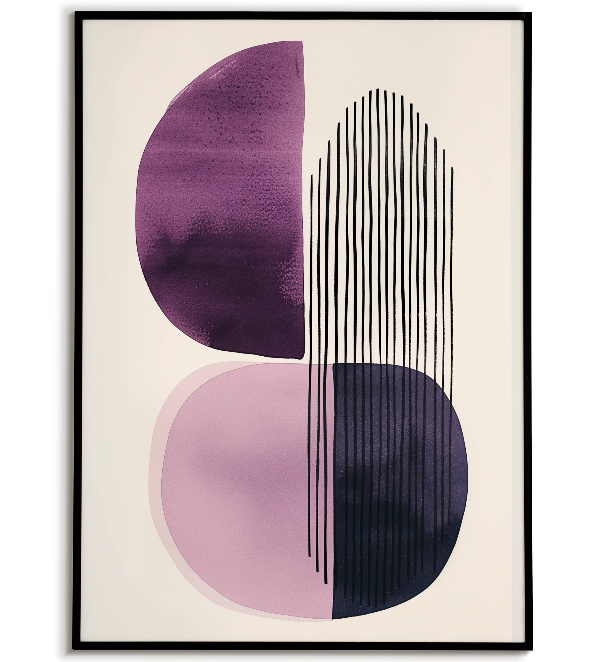 Abstract poster. Modern and thought-provoking artwork with an emphasis on shape and color.