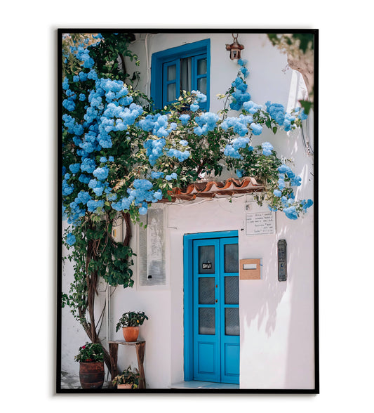 Light Blue Mediterranean Home