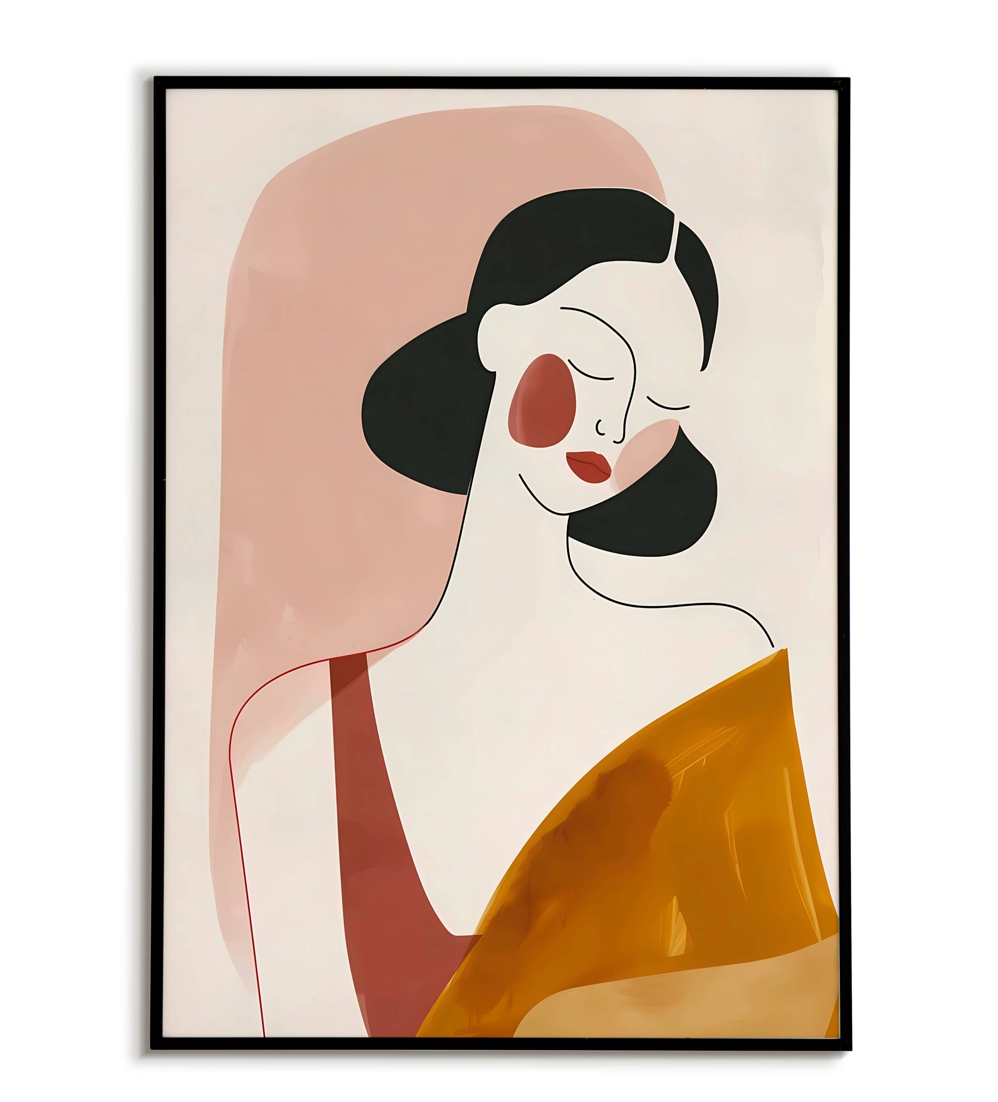 Minimalist Fashion Woman - Printable Wall Art / Poster. Download this elegant design to add a touch of sophistication and style to your decor.