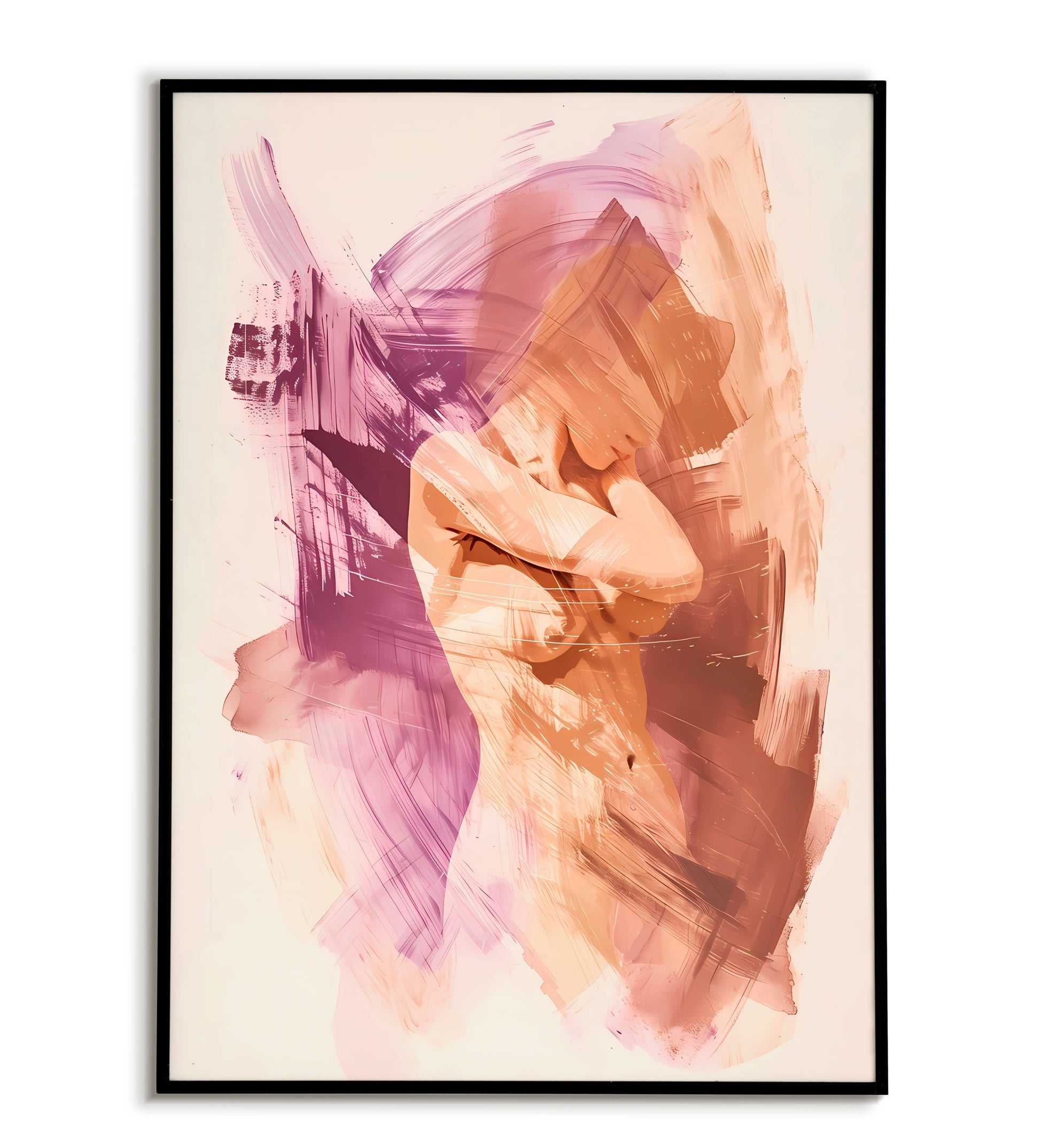 "Woman Body Abstract" printable abstract art featuring a woman's form.