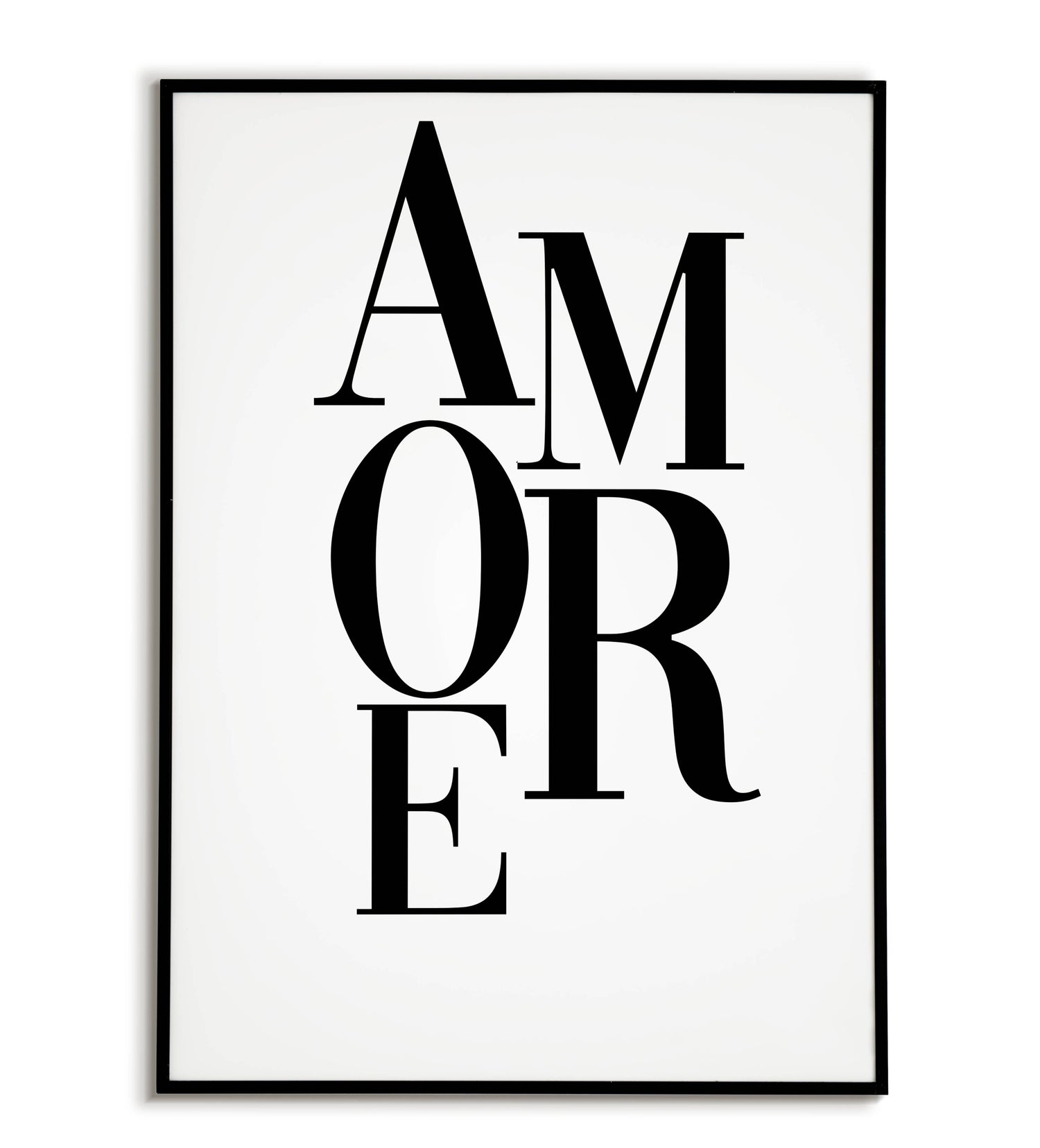 Romantic "Amore" printable poster, add a touch of love to your living space.