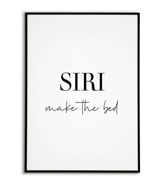 SIRI, make the bed