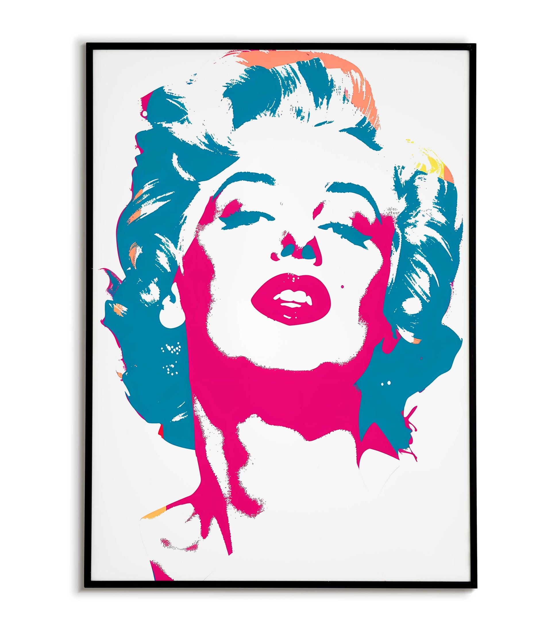 Marilyn Monroe" abstract portrait